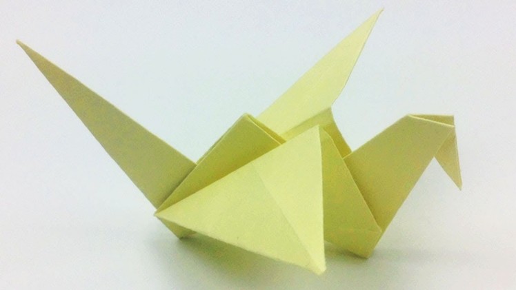 How to Make an Origami Crane Tutorial !!! How To Make an Origami Flapping Bird !!! Easy Paper Bird