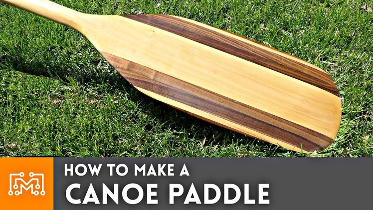 How to Make Canoe Paddle. Woodworking