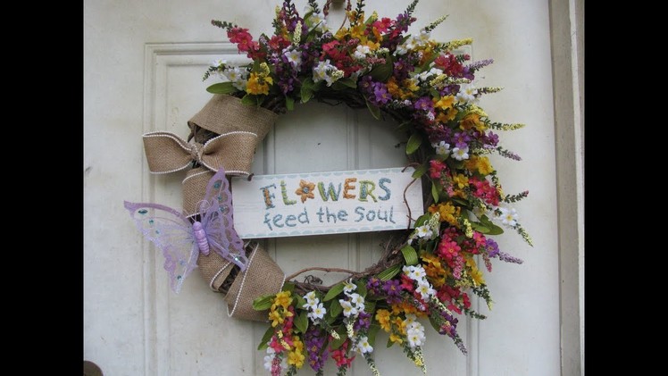 How To Make Carmen's Flowers Feed The Soul Grapevine Wreath