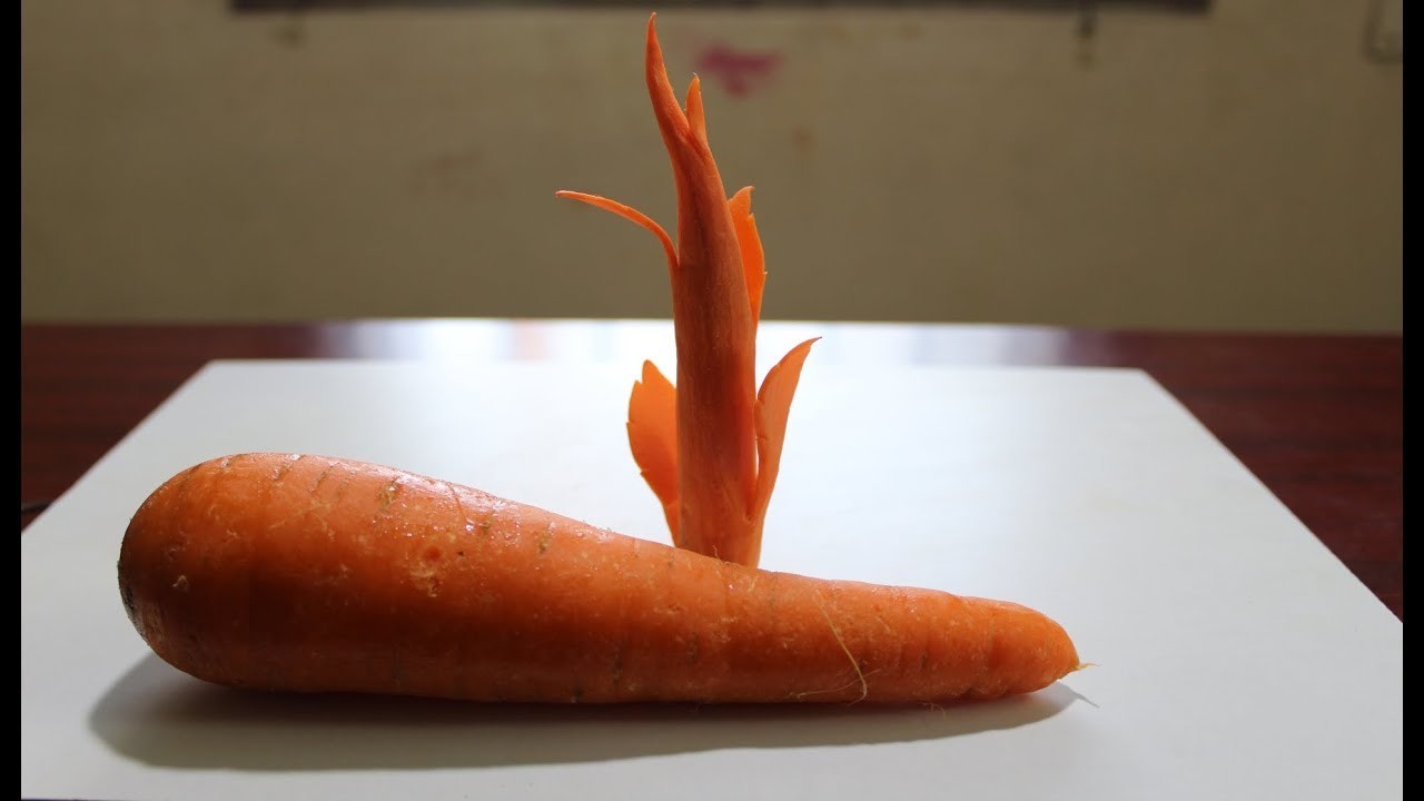 How to make Carrot Tree Carving