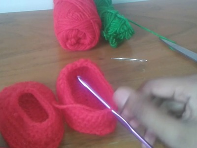 How to make crochet baby shoes part-3 (উলের তৈরি জুতা পর্ব ৩)