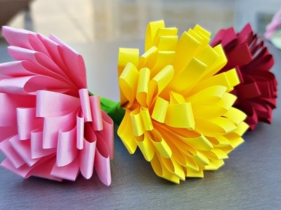 How to make Paper Flower | DIY Origami Paper Flower
