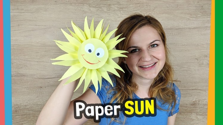 How to make paper Sun for kids at home