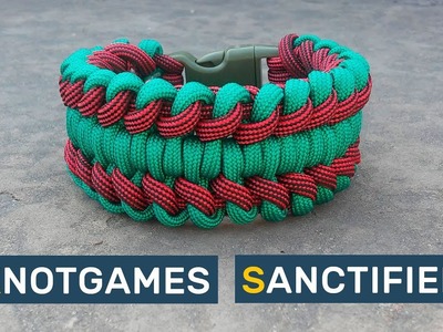 How to make Paracord Bracelet KnotGames Sanctified