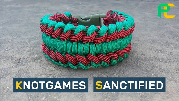 How to make Paracord Bracelet KnotGames Sanctified