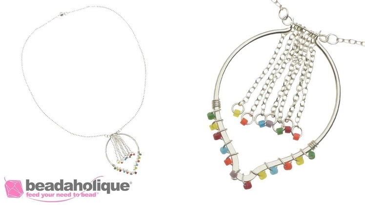 How to Make the Alejandra Necklace with Chain Fringe