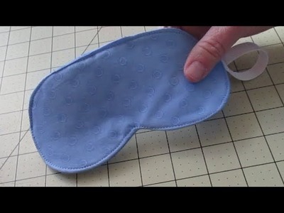 How to Sew a Quick Sleep Mask from Fabric - DIY Project