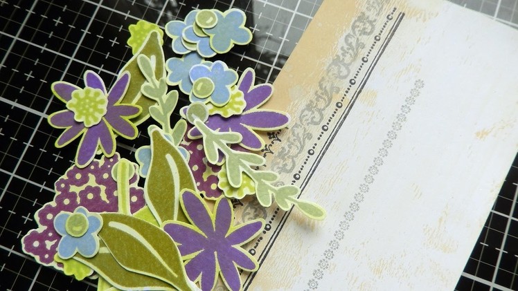 How To Use Distress Oxides with Tim Holtz Ideaology Foam Stamps and Create a Gesso Resist Background