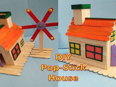 Ice Cream pop-stick House . How to make Popsicle House Unique Idea