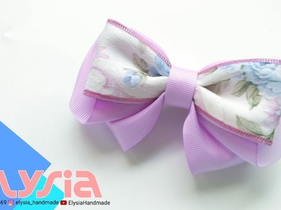 Laço Ursula Borboleta ???? Ursula Borboleta #Ribbon Bow ???? DIY by Elysia Handmade