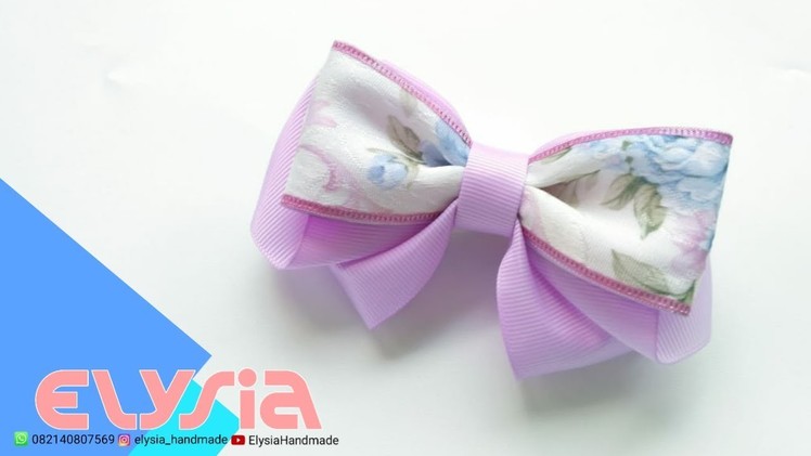 Laço Ursula Borboleta ???? Ursula Borboleta #Ribbon Bow ???? DIY by Elysia Handmade