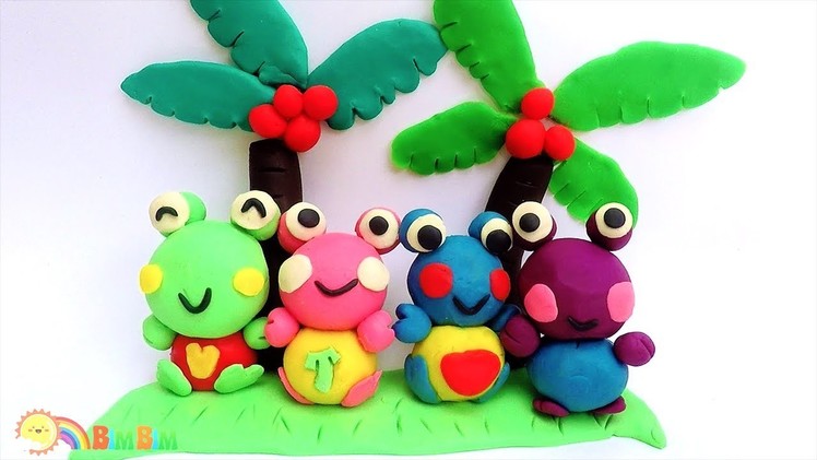 Learn How To Make Play Doh Frogs - Crafts and Activities - Paradise Island