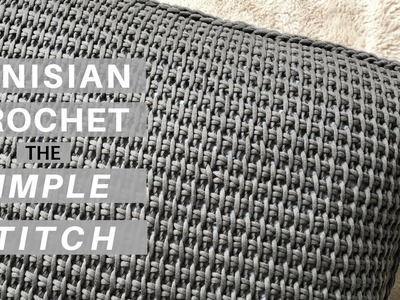Learn the Tunisian Crochet Simple Stitch, Start to Finish *Video Tutorial & New Pattern*
