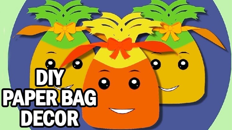 Learning Videos For Kids|How To Make A Paper Bag Decor |Art And Craft Videos|DIY Videos|Ultra Crafts