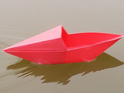Make Paper Boat that Floats on Water - How to make an Origami Boat made of paper