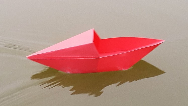 Make Paper Boat that Floats on Water - How to make an Origami Boat made of paper