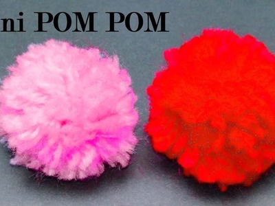 Mini POM POMS | How to Make Mini Yarn Pom Poms | DIY Easy Pom Pom Craft |