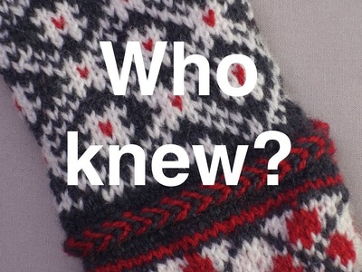 Multi-color Knitting -- What I didn't Know. Casual Friday #15
