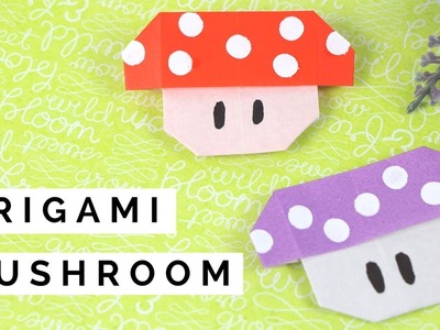 Origami Mushroom Instructions - How to Fold an Origami Mushroom - Paper Crafts for Kids