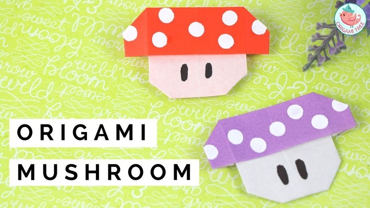 Origami Mushroom Instructions - How to Fold an Origami Mushroom - Paper Crafts for Kids
