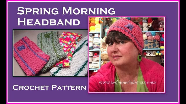 Spring Morning Headband Crochet Pattern