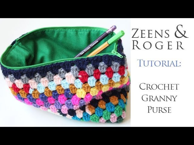 Tutorial. How to Crochet a Granny Purse