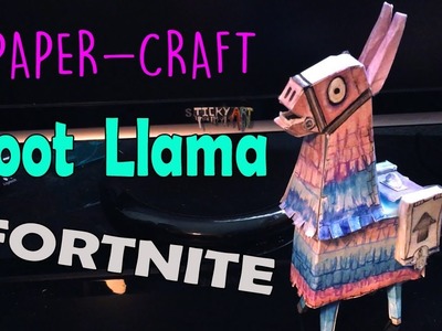 3D LOOT Llama Paper Craft from Fortnite: Battle Royale |  HD 2018