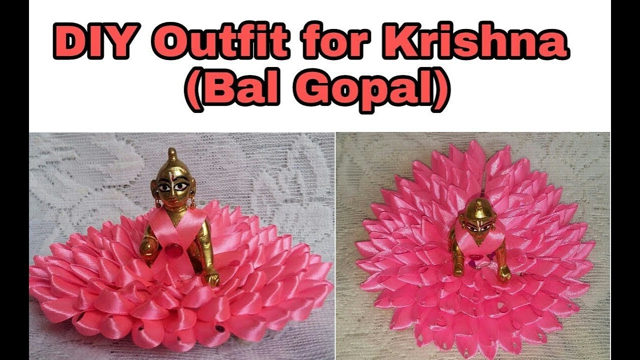 66. How to make Bal Gopal Outfit | Bal Krishna dress | (Idol number 3)