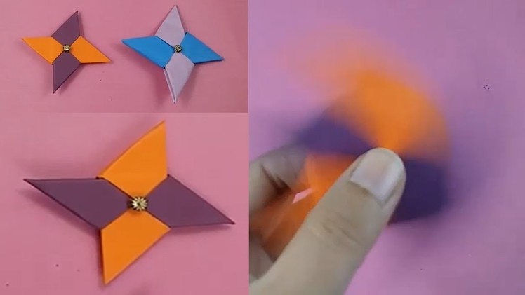 Art Valley | How to make a paper spinner in very simple way