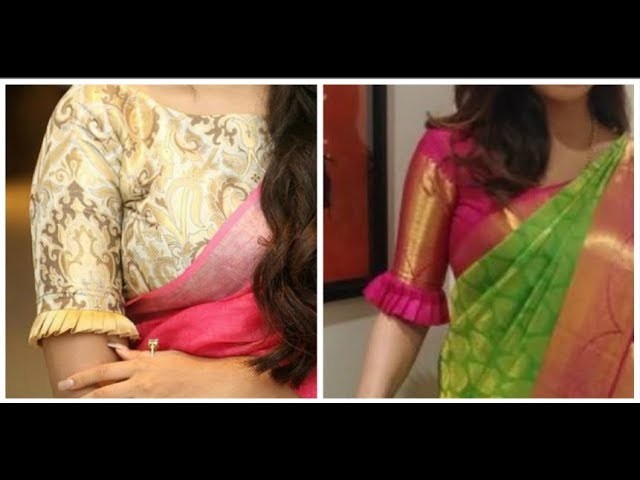 Designer  Pleated Sleeves Easy To Make (DIY) |Tamil