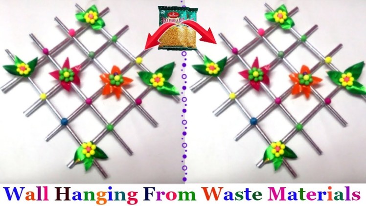 DIY How to Make Easy Wall Hanging With Waste Material|Wall Hanging craft ideas from waste materials