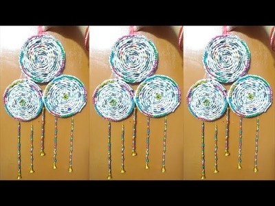 DIY | How To Make Newspaper Wall Hanging | Wall Hanging Newspaper and cardboard | Best Out Of Waste