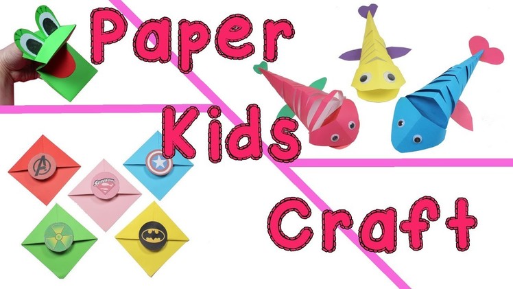 DIY Kids Paper Ideas - Cute And Easy Craft Projects