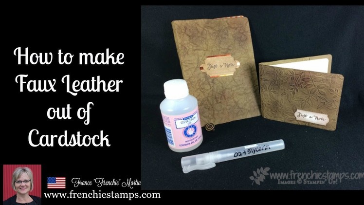 DIY Paper Leather