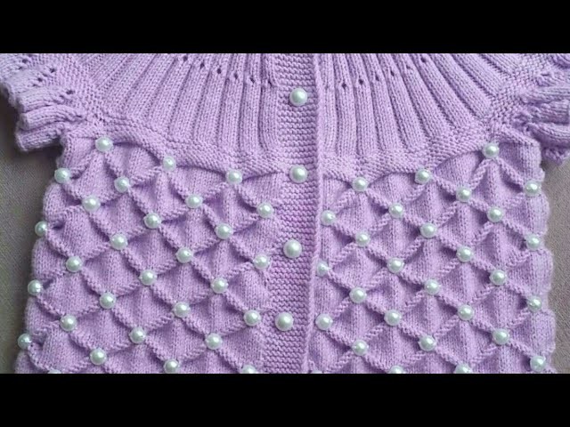 Easy & beautiful knitting design in hindi (English subtitles ). easy sweater design. design no 79