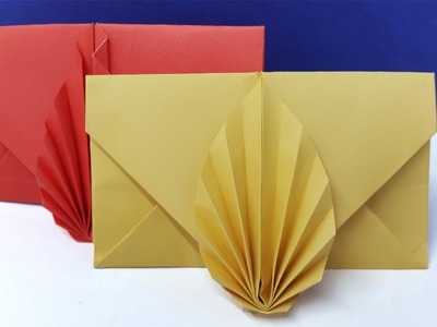 Envelope Making With Paper (Without Glue Tape and Scissors) | Super Easy Origami Envelope Tutorial