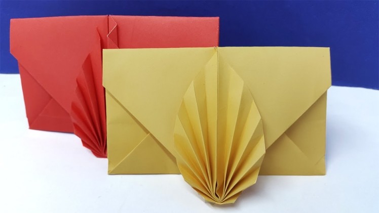 Envelope Making With Paper (Without Glue Tape and Scissors) | Super Easy Origami Envelope Tutorial