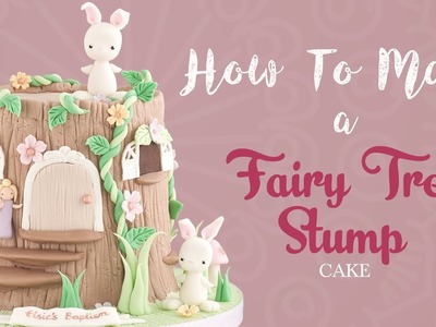 Fairy House Tree Stump Cake Tutorial | How To | Cherry School