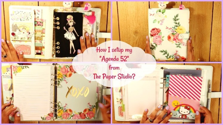 How I organize my " Agenda 52"  from The Paper Studio?! | Paula Hadasah