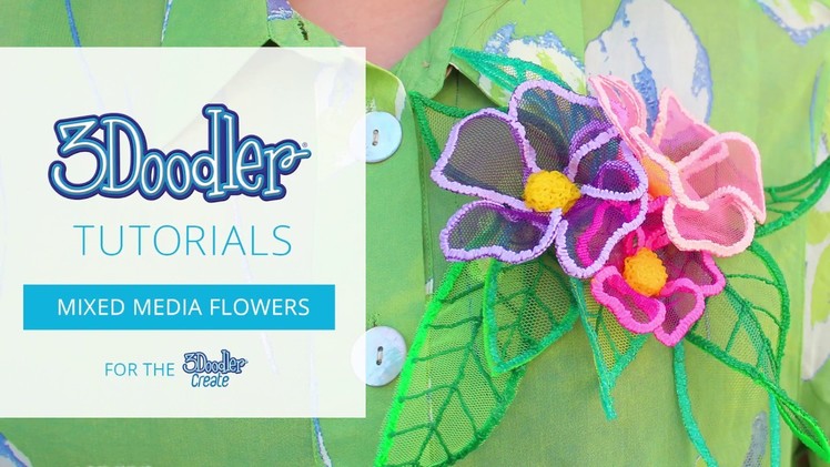How to Doodle: Mixed Media Flowers