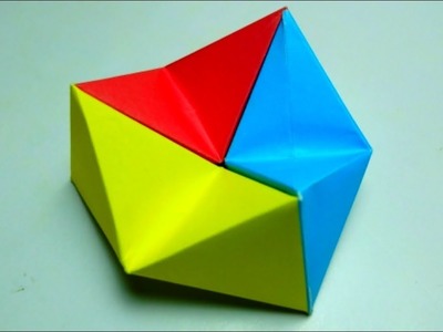 How to fold an Origami Moving Flexagon. Origami