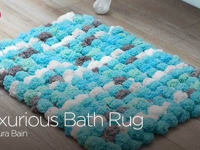 How to Knit Beginner Pomp a Doodle Bath Rug