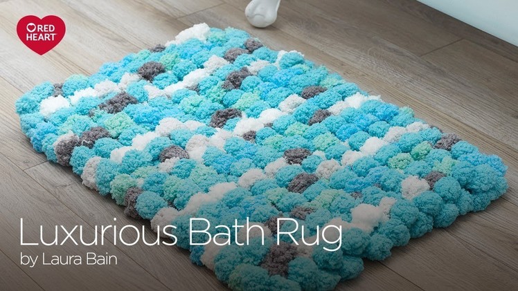 How to Knit Beginner Pomp a Doodle Bath Rug