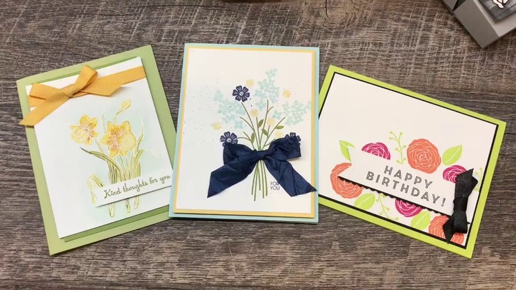 How to make 3 Cards for Spring filled with tips and tricks!