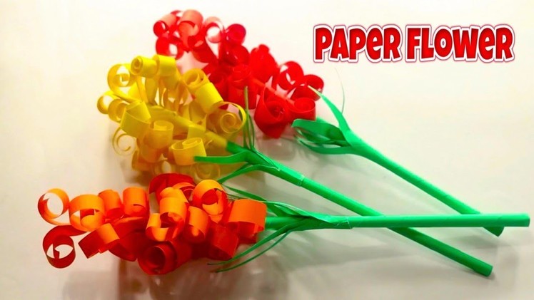 How To Make 3D Origami Heliconia Flower Form Paper VERY EASY For Mother Days GIFTS | Love You MoM