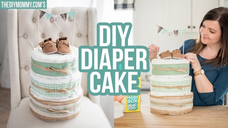 How to Make a Diaper Cake | Step By Step Tutorial