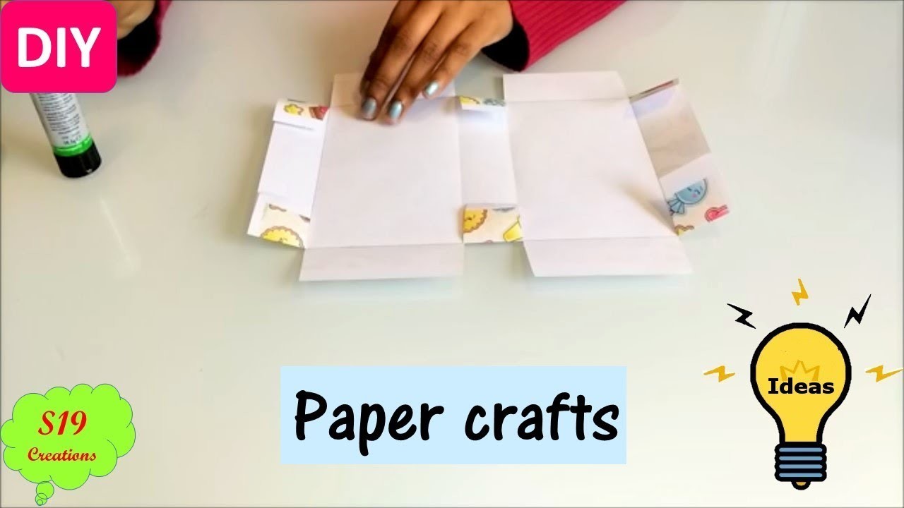 how to make a box out of paper easy for kids