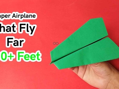 How to make a GOOD PAPER AIRPLANE - cool paper airplanes that fly far - Paper Airplane Making