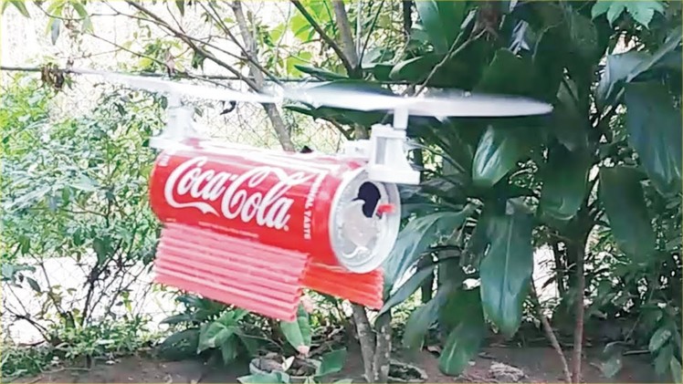How to Make a Helicopter - using coca cola can