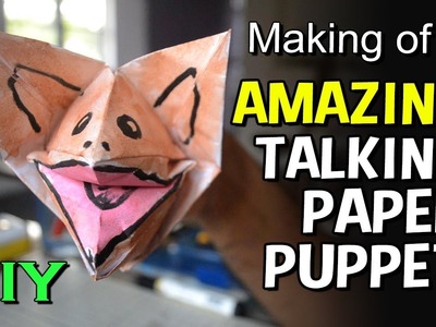 How To Make A Paper Finger Puppet | Talking Paper Puppet for kids